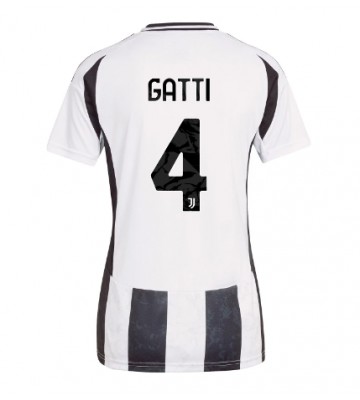 Juventus Federico Gatti #4 Replika Hjemmebanetrøje Dame 2024-25 Kortærmet